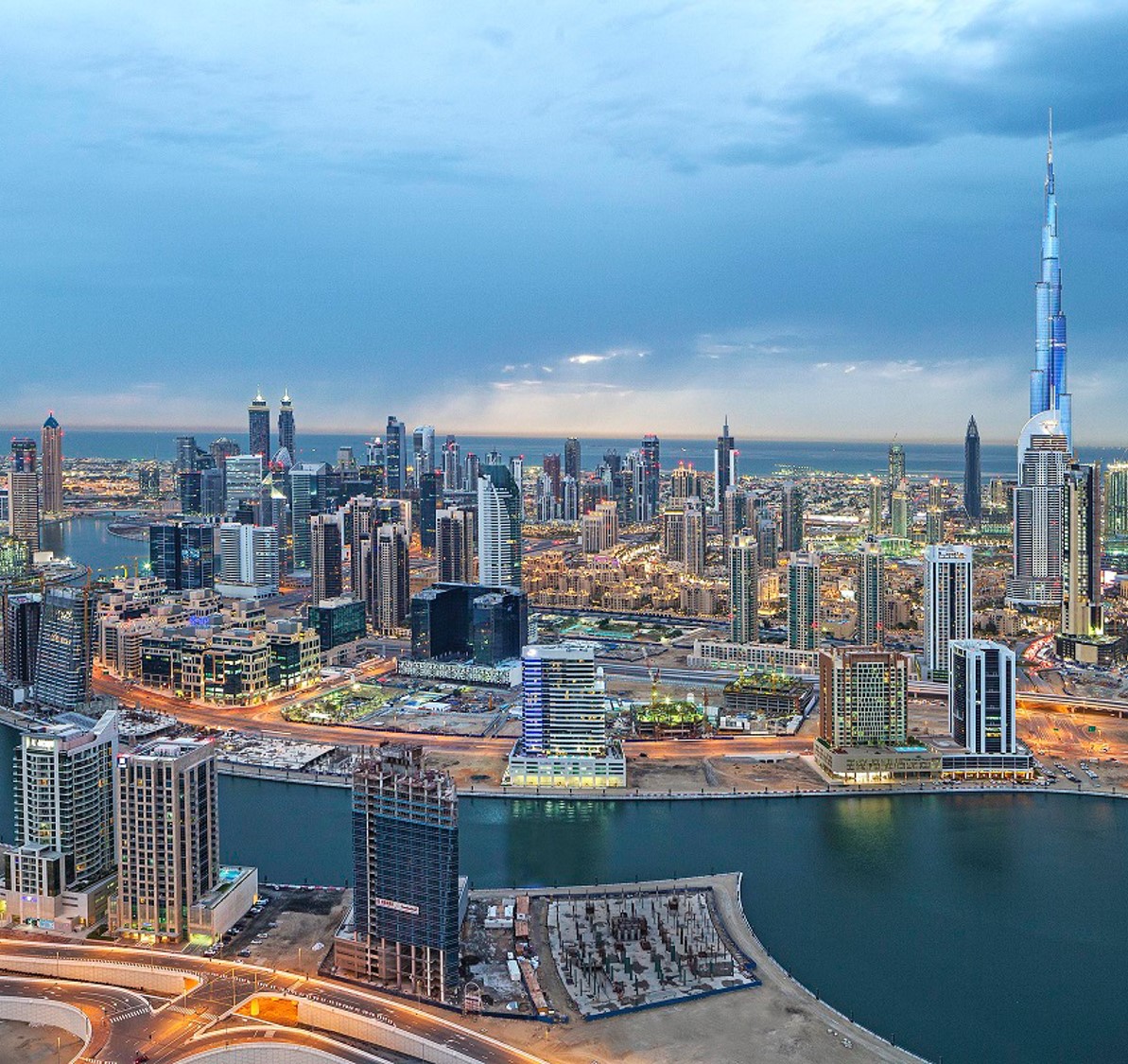 Business Bay Aerial View