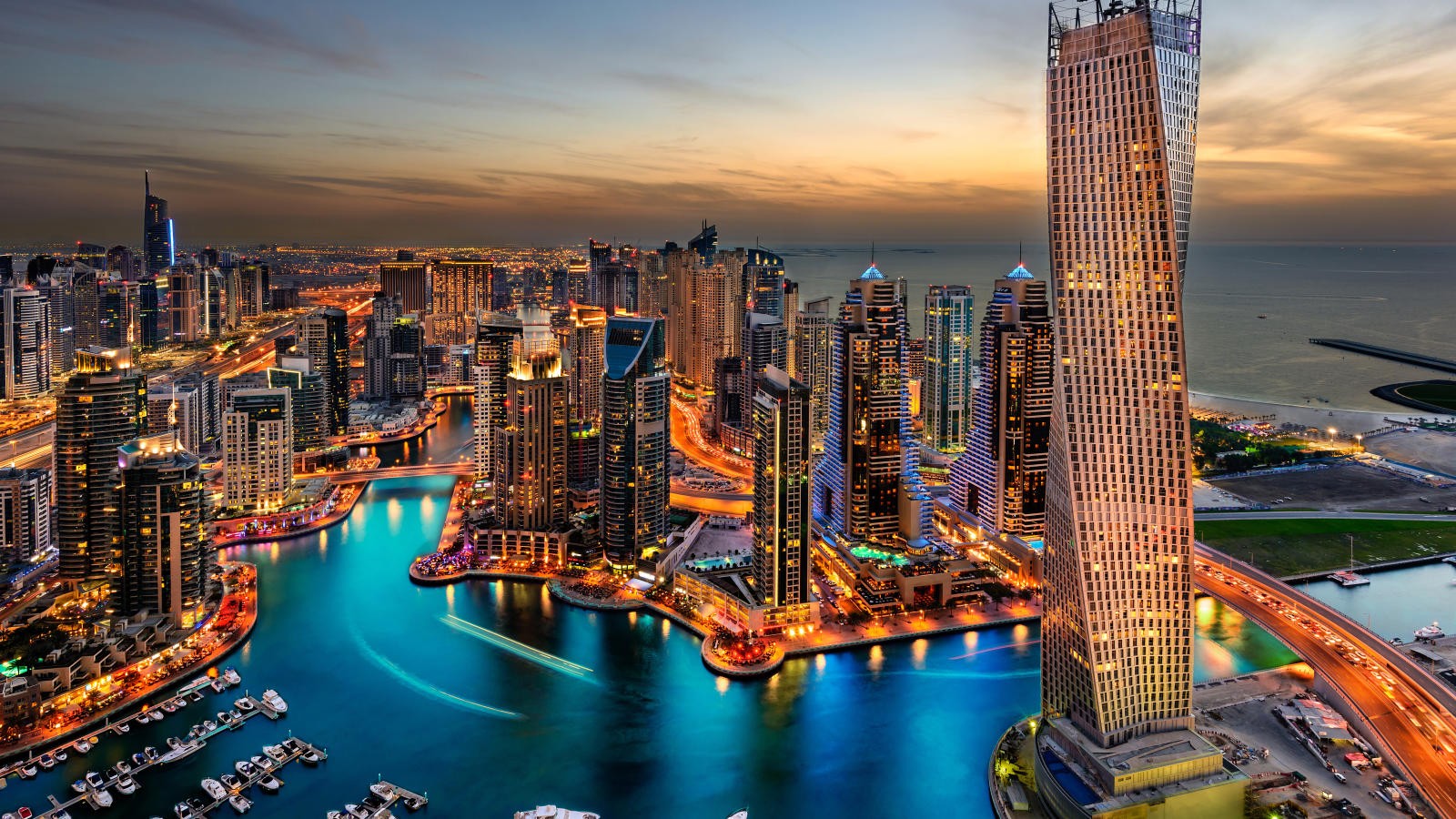 Dubai Marina Skyline